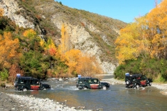 Macetown-4WD-trucks-Arrow-river-crossing